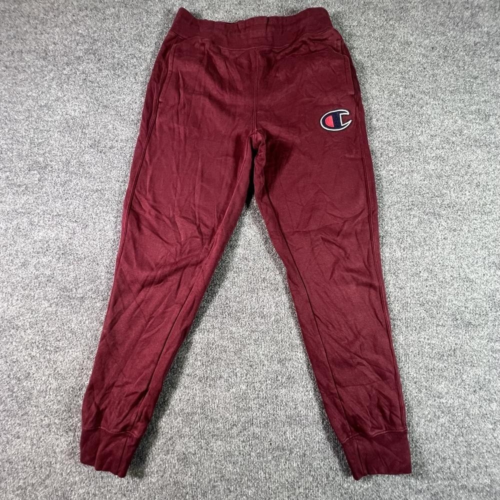 Champion Leggings Women's M Red Polyester Tapered Jogger Running Jogging Yoga
